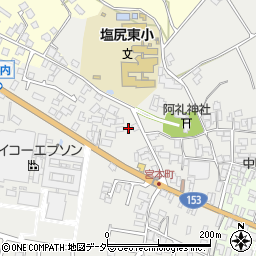 長野県塩尻市塩尻町396周辺の地図