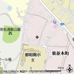 茨城県土浦市東並木町3174周辺の地図