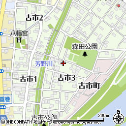 古市タクシー周辺の地図