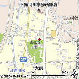 茨城県常総市大房86周辺の地図