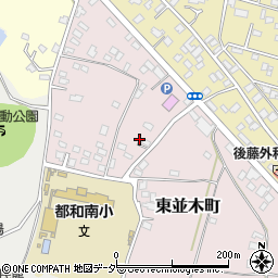 茨城県土浦市東並木町3462周辺の地図