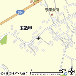 茨城県行方市玉造甲3383周辺の地図