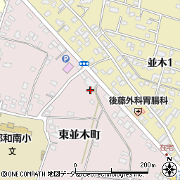茨城県土浦市東並木町3428周辺の地図