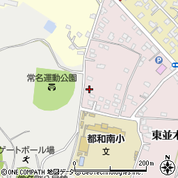茨城県土浦市東並木町3143周辺の地図