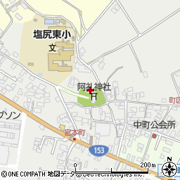 長野県塩尻市塩尻町6周辺の地図