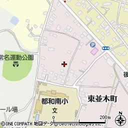 茨城県土浦市東並木町3173周辺の地図
