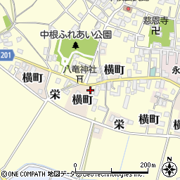 茨城県つくば市横町306-2周辺の地図
