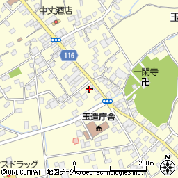茨城県行方市玉造甲348周辺の地図