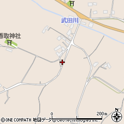 茨城県行方市小貫668周辺の地図