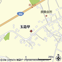 茨城県行方市玉造甲3613周辺の地図