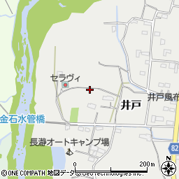 埼玉県秩父郡長瀞町井戸周辺の地図