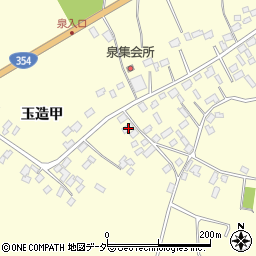 茨城県行方市玉造甲3390-1周辺の地図