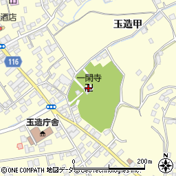 一閑寺周辺の地図