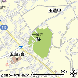 一閑寺周辺の地図