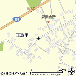 茨城県行方市玉造甲3612周辺の地図