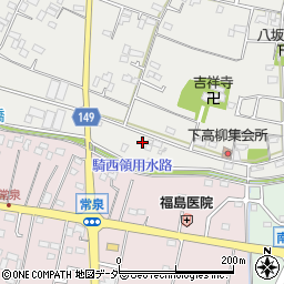 埼玉県加須市下高柳1206-6周辺の地図