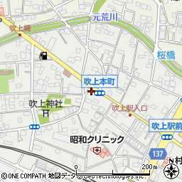 青山畳店周辺の地図