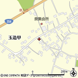 茨城県行方市玉造甲3390周辺の地図