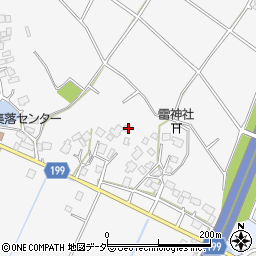茨城県土浦市下坂田周辺の地図