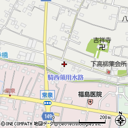 埼玉県加須市下高柳1206-4周辺の地図