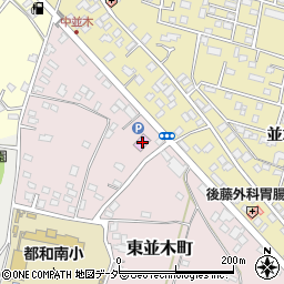 茨城県土浦市東並木町3456周辺の地図