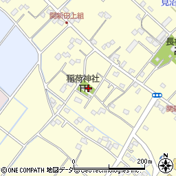 関新田集落農業センター周辺の地図