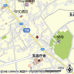 茨城県行方市玉造甲4465周辺の地図
