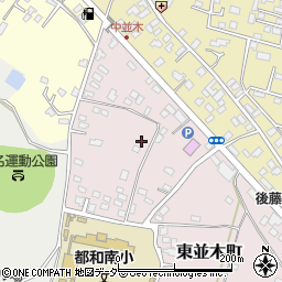 茨城県土浦市東並木町3170周辺の地図