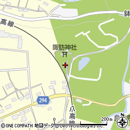 鉢形城公園トイレ周辺の地図