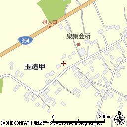 茨城県行方市玉造甲3611周辺の地図