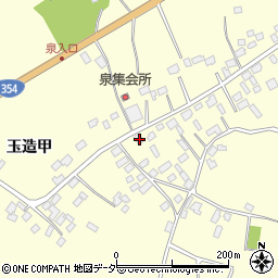茨城県行方市玉造甲3394周辺の地図