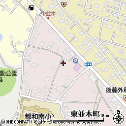茨城県土浦市東並木町3470周辺の地図