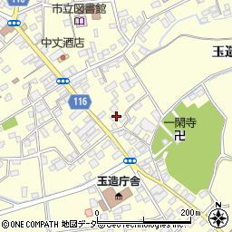 茨城県行方市玉造甲4466周辺の地図