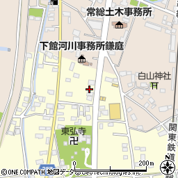 茨城県常総市大房72周辺の地図