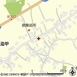 茨城県行方市玉造甲3399周辺の地図