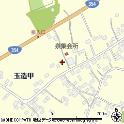 茨城県行方市玉造甲3610周辺の地図