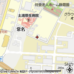 茨城県土浦市東若松町3376周辺の地図