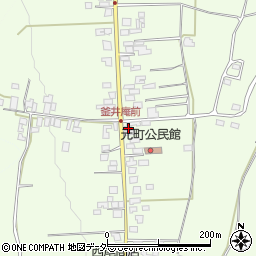 長野県塩尻市洗馬2199周辺の地図