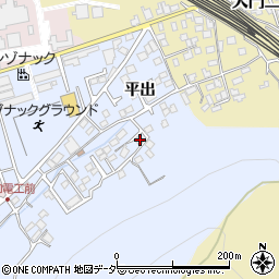 長野県塩尻市平出558周辺の地図