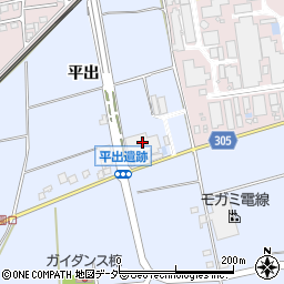 名古屋研磨材工業塩尻工場周辺の地図