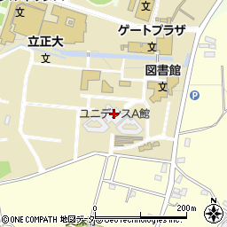 ユニデンスＡ館周辺の地図