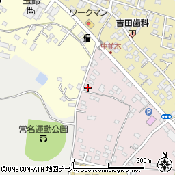 茨城県土浦市東並木町3498周辺の地図