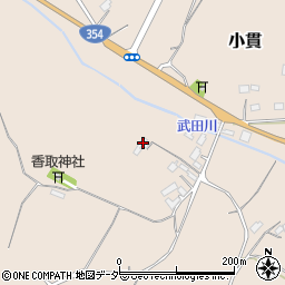 茨城県行方市小貫280周辺の地図