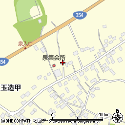 茨城県行方市玉造甲3601周辺の地図