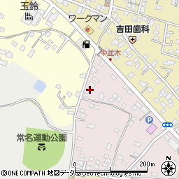 茨城県土浦市東並木町3499周辺の地図