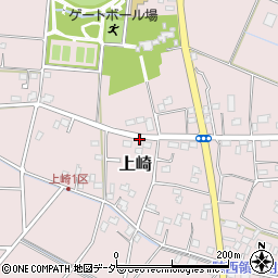 埼玉県加須市上崎周辺の地図