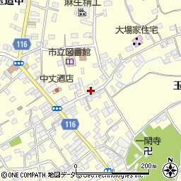 茨城県行方市玉造乙1196周辺の地図