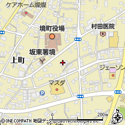 筑波銀行境支店周辺の地図