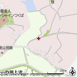 茨城県かすみがうら市上大堤周辺の地図