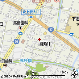 熊通タクシー株式会社　吹上営業所周辺の地図
